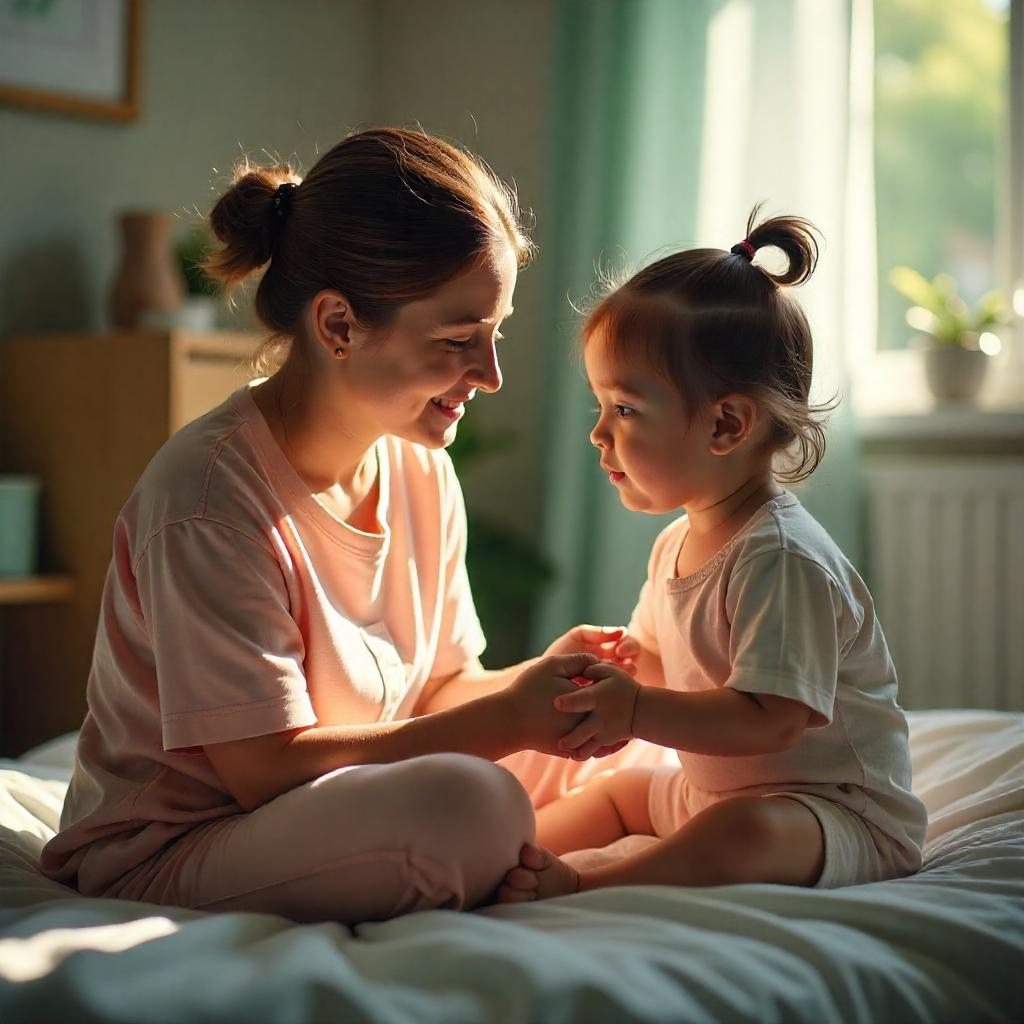 Child with therapist